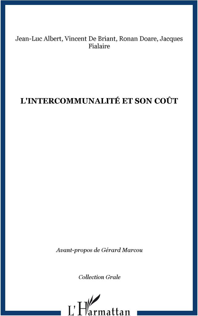 L'intercommunalité et son coût