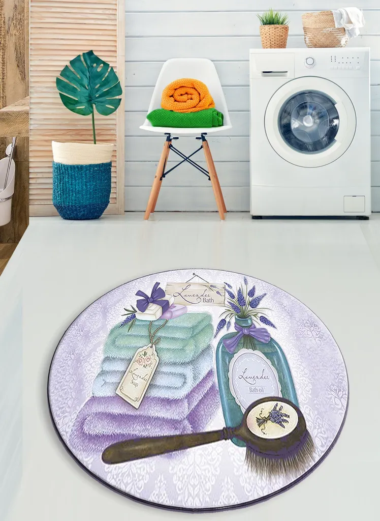 Mijolnir, Lavanda (120), Tappetino, 100% POLIESTERE, Lilla, 120 x 120 cm