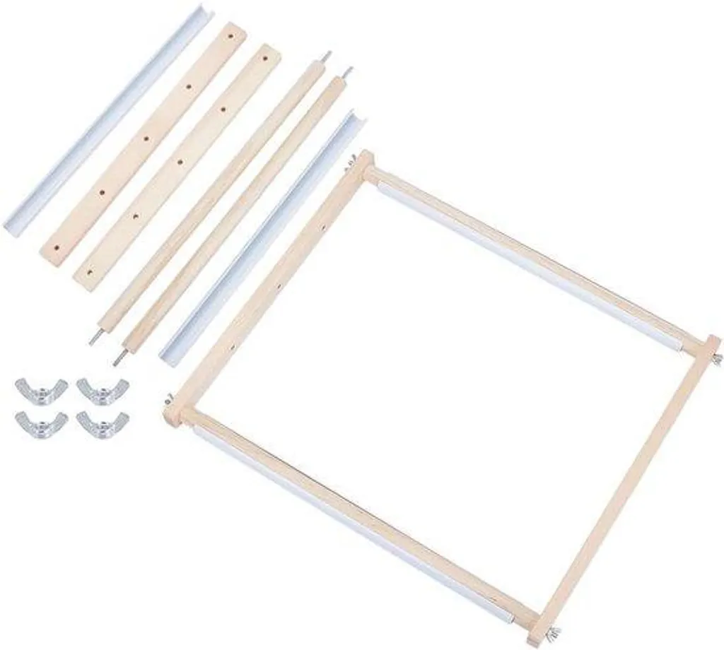 Cadre de broderie ajustable en bois massif avec tension haute qualité
