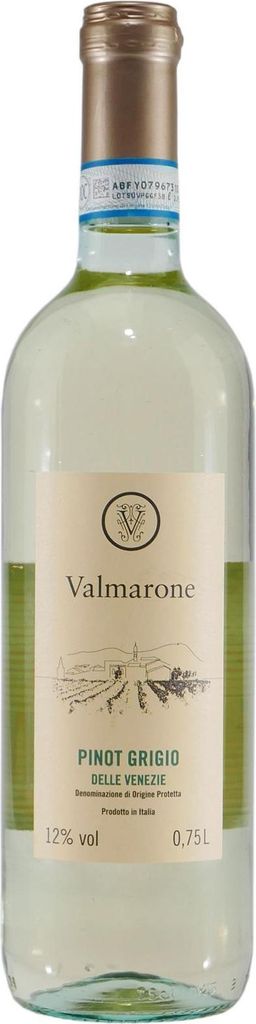 Valmarone Pinot Grigio DOC -trocken- (6 x 0,75L) Produktbild 