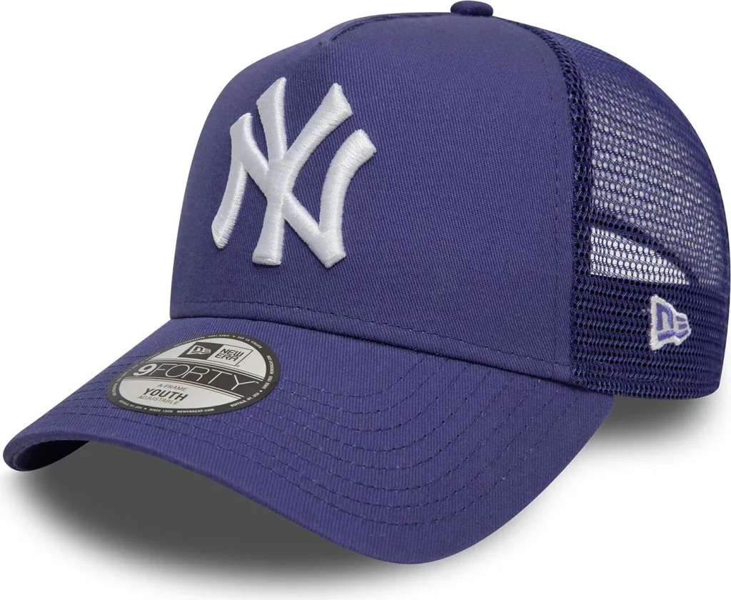 Casquette NY filet respirant New Era Yankees bleue pour junior réglable
