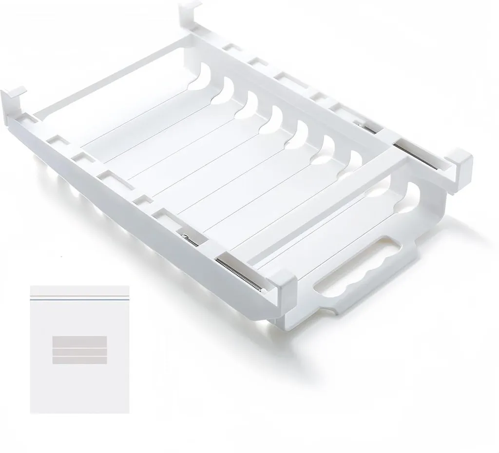 Organiseur de frigo pour optimiser l'espace et 10 sacs fraîcheur inclus