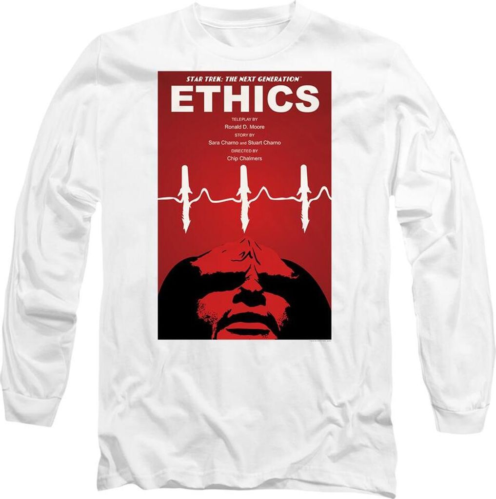 Star Trek - "The Next Generation Season 5 Episode 16" T-Shirt für Herren/Damen Uni TV10018 (XXL) (Weiß)