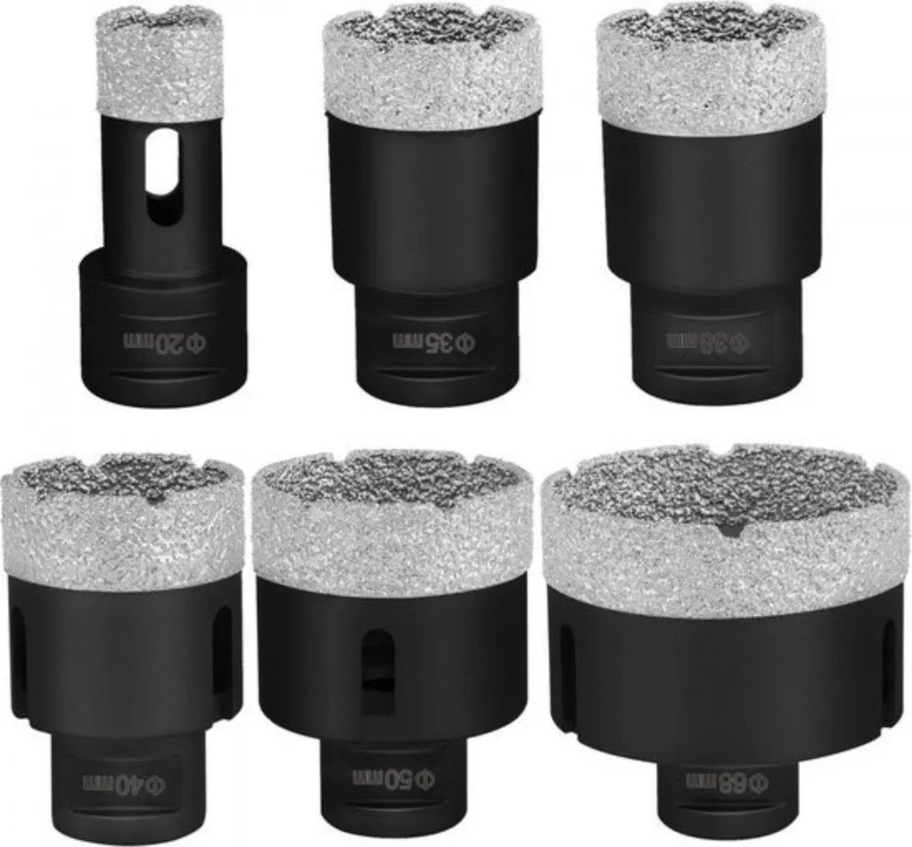 Percez sans casser votre carrelage avec ces 6 forets diamantés noirs - 2