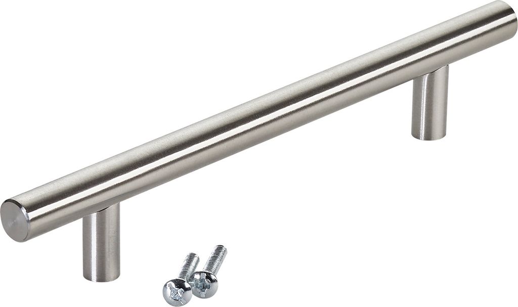 Möbelgriff G17 Ø12mm BA 128mm Edelstahl gebürstet