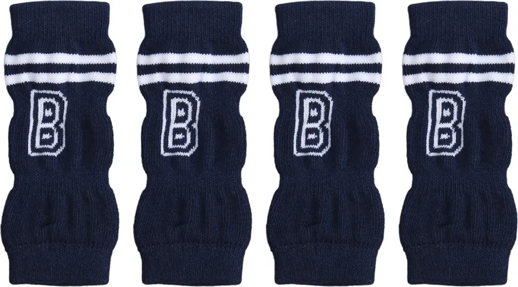 4 pezzi Protezioni per gomiti del cane Protezione delle articolazioni Resistente alla sporcizia Modello di lettera alla moda Manicotto protettivo per animali domestici L..