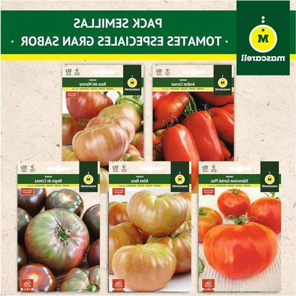 Kit de culture de tomates aux 5 variétés anciennes - 36g de semences