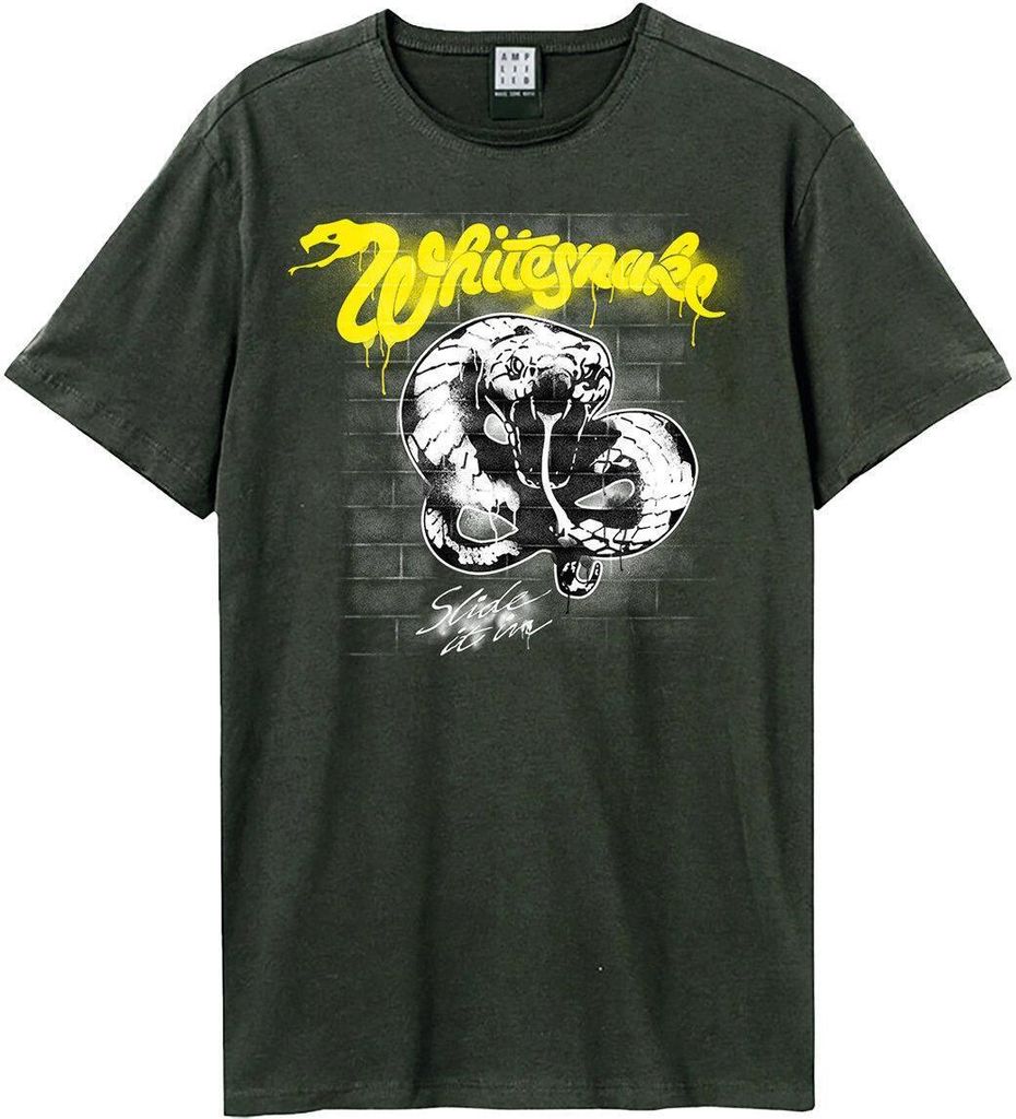 Amplified - "Graffiti" T-Shirt für Herren/Damen Uni GD1854 (XS) (Holzkohle)