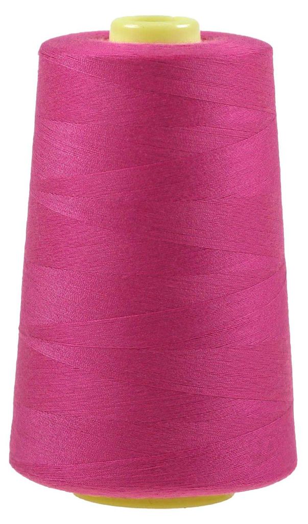 Qualitäts Overlock-Garn 4572m Oeko-Tex, 1 Stück in Farbe A560 Magenta.
