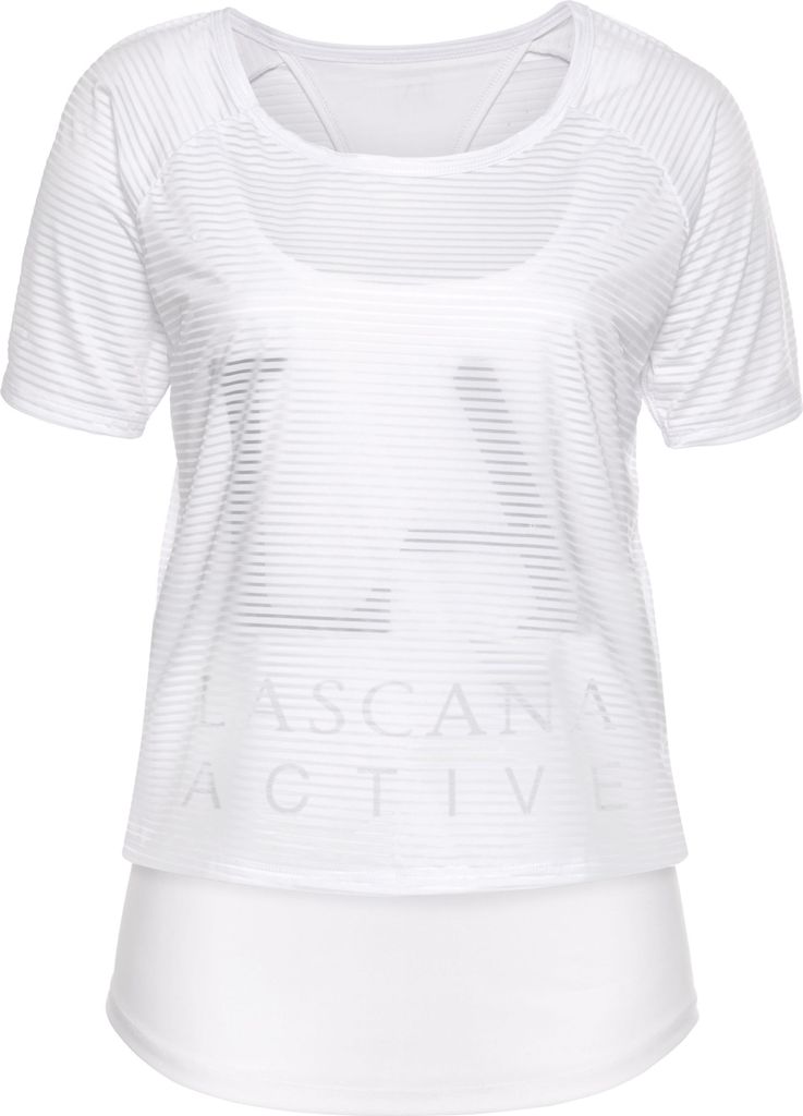 LASCANA ACTIVE Funktionsshirt weiß Größe S