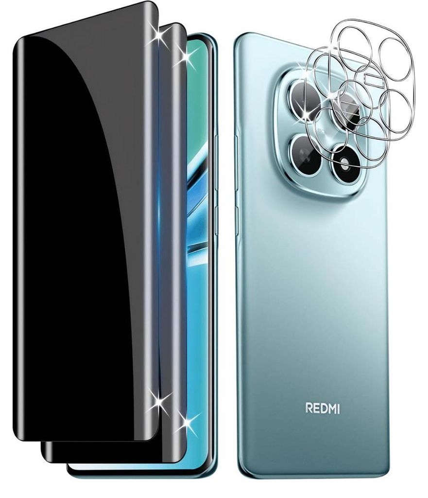 2X Blickschutz für Xiaomi Redmi Note 15 Display Kamera Produktbild 