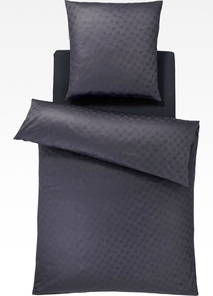 JOOP! Jaquard-Satin Bettwäsche Cornflower 4020-29 Quarz elegant 100% Baumwolle, Größe:135x200 cm + 80x80 cm