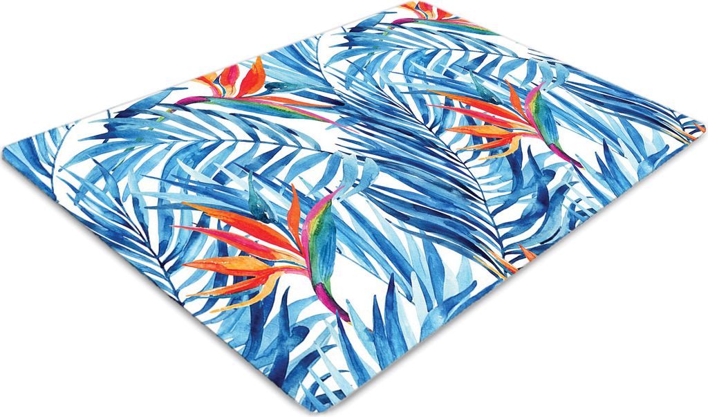 Stuhlunterlage Bürostuhlunterlage 120 cm x 90 cm Bodenmatte Bürostuhlunterlage - Blaues Paradies.