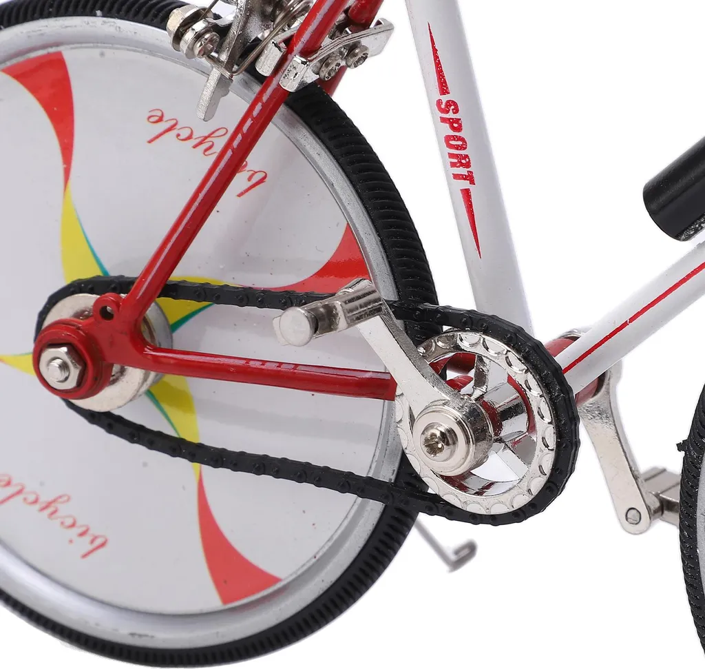 Vélo miniature de collection en alliage, modèle réduit haute simulation - 5