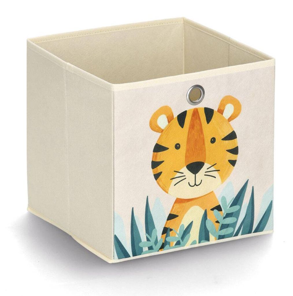 Zeller 14477 Zeller Tiger Aufbewahrungsbox beige 28,0 x Image du produit 