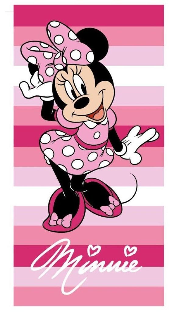 Disney – Minnie Mouse – Strandtuch – 70 × 140 cm Produktbild 