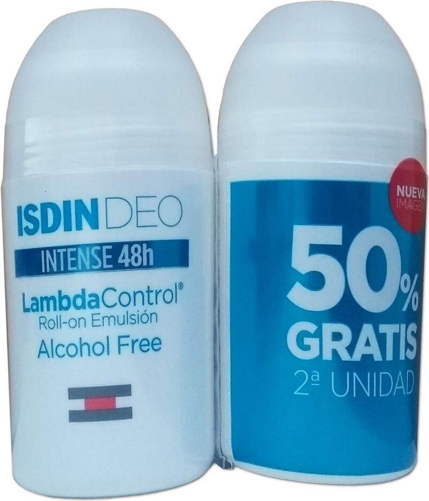 Isdin Lambda Control Intense 48h Roll-on Deodorant 2X50ml Produktbild 