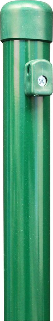 Alberts Zaunpfosten für Maschendrahtzäune | für die Befestigung mit Einschlag-Bodenhülsen | zinkphosphatiert, grün kunststoffbeschichtet | Lä...