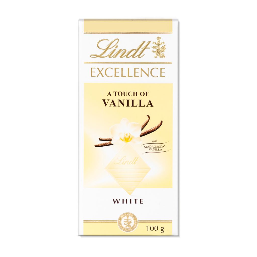 EXCELLENCE extra biela čokoláda s vanilkovou príchuťou 100g Obrázok produktu 