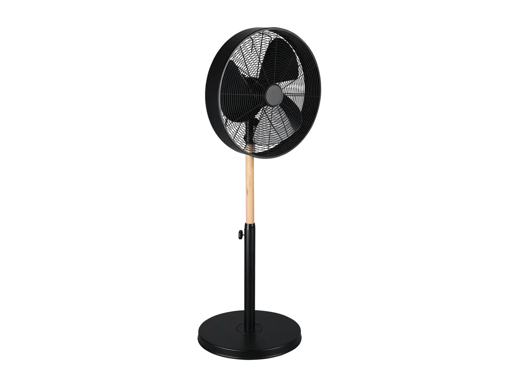 Ventilateur oscillant de chambre sur pied noir Designer Machine à vent