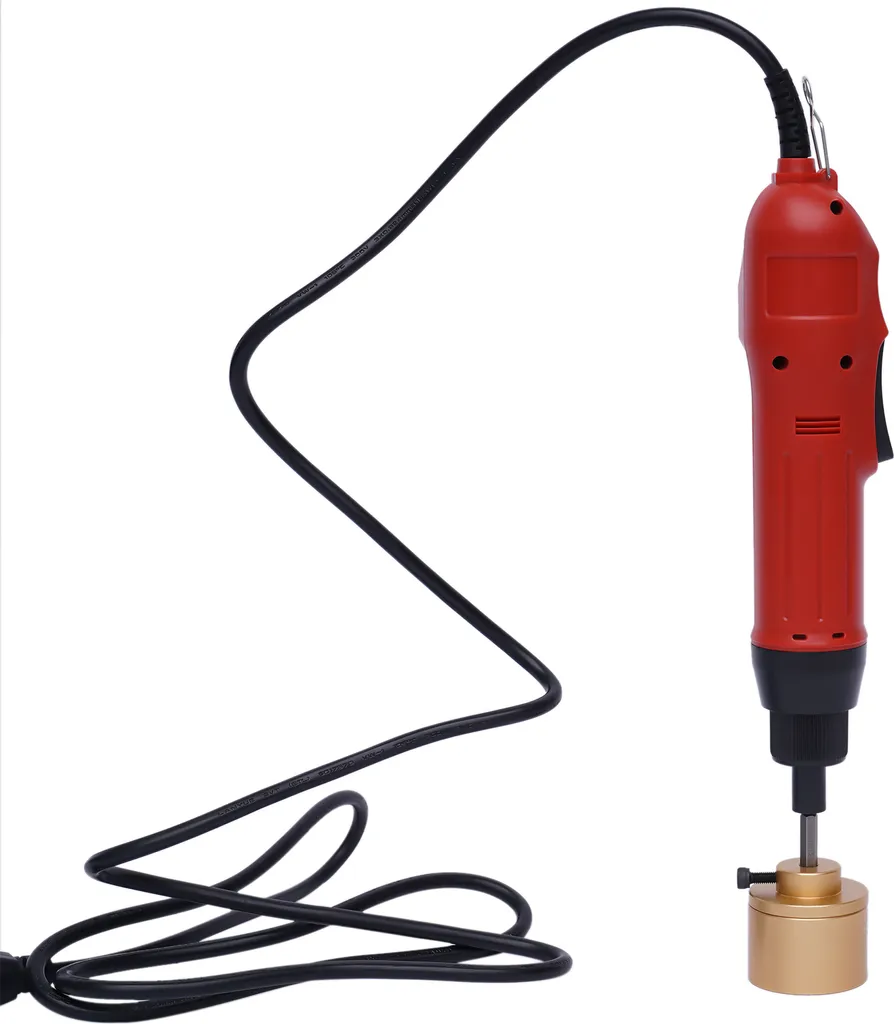 Vissage automatique de bouchons avec cette boucheuse électrique de table - 3