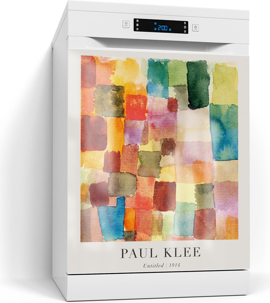 DEQORI Magnetmatte Spülmaschine Standard 60x70 cm 'Patchwork der Emotionen' Magnetfolie