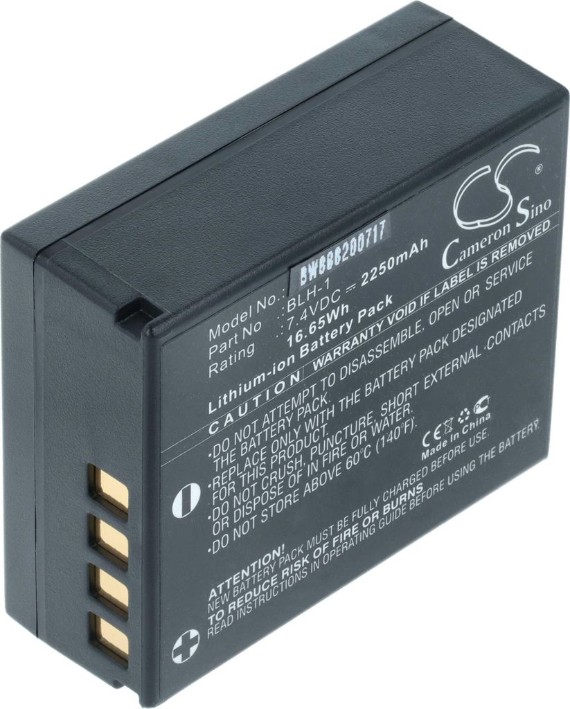 vhbw Akku kompatibel mit Olympus HLD-9 (battery grip) Kamera (2250 mAh, 7,4 V, Li-Ion)