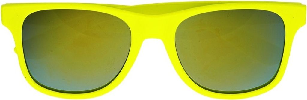 Gelbe Brille der 80er Jahre mit Gläsern Retro Produktbild 