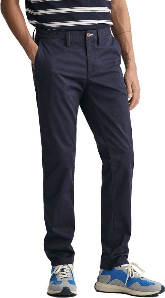 Gant Twill Slim Fit Chinohose Blau 36 / 32 Mann Blau 36