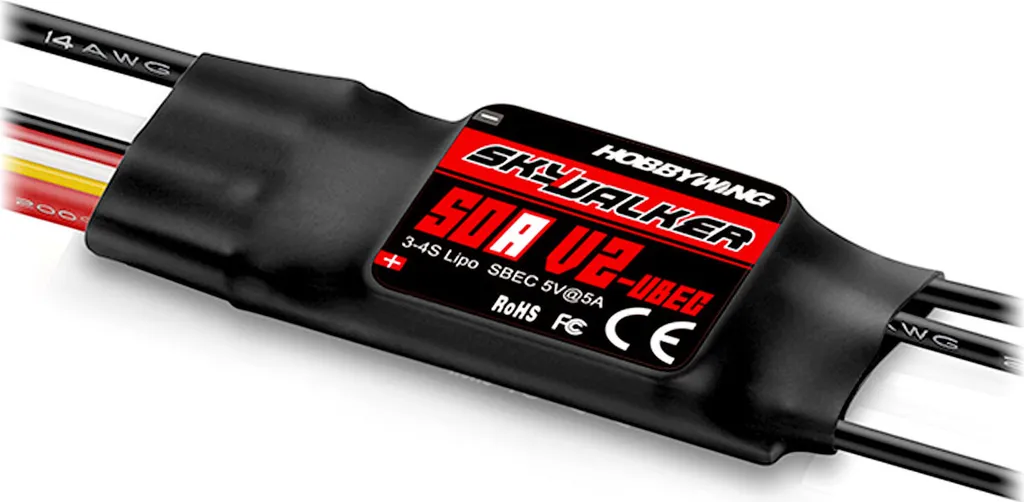 Évitez les Coupures Moteur avec l'ESC 50A Hobbywing Skywalker V2 3-4S