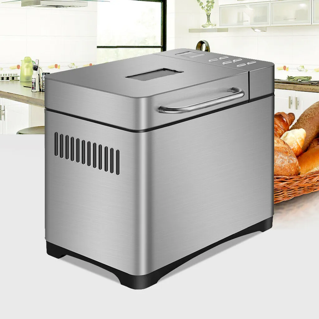 Machine à pain inox 19 programmes automatique 650W minuterie programmable - 6