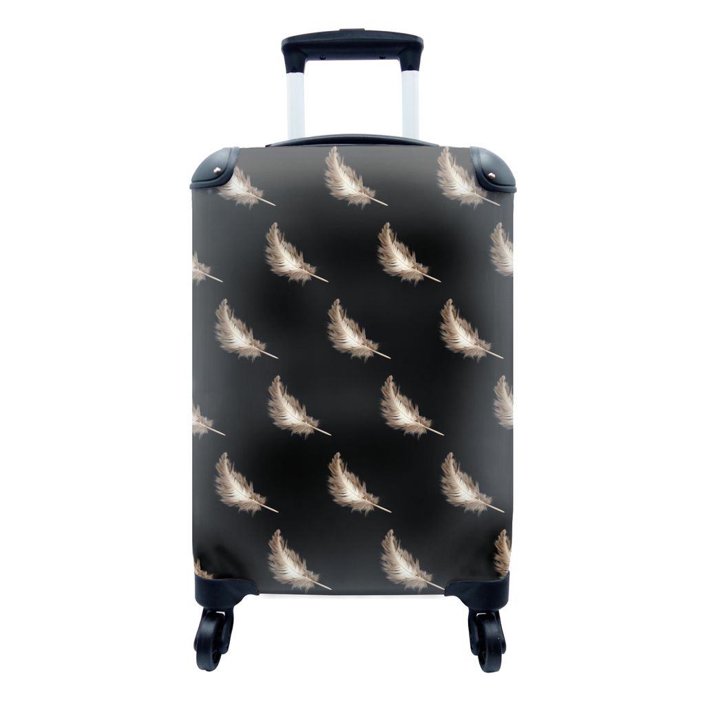 MuchoWow® Koffer Handgepäck Trolley Rollkoffer Kleine Produktbild 