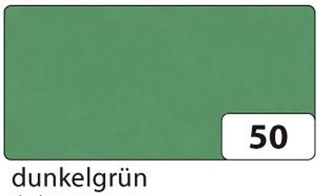 Folia 88120-50 Papier transparent - vert foncé, 70 cm x 100 Image du produit 