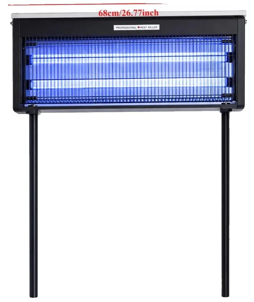 Lampe anti-moustiques solaire 40W idéale pour terrasses et grands jardins