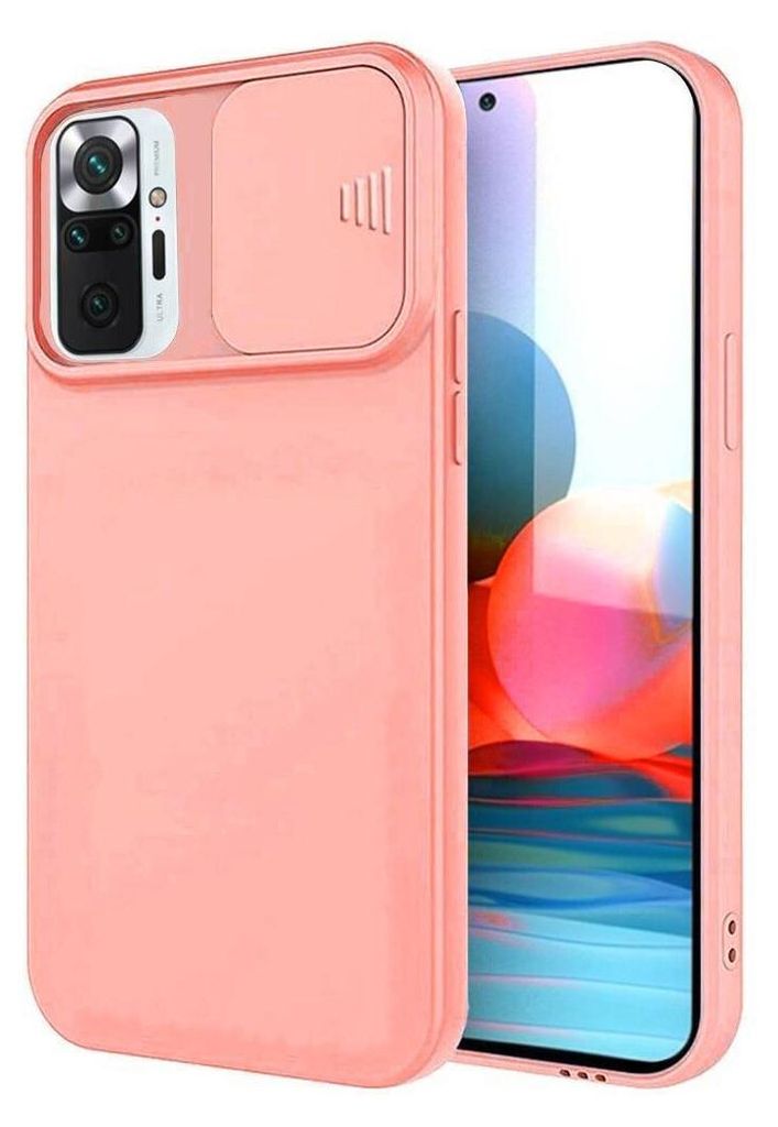 cofi1453 Schutz CamShield Silikon Cover Case Slim Handyhülle Schutzhülle mit Kameraschutz Kameraabdeckung kompatibel mit Xiaomi Redmi Note 10 P...