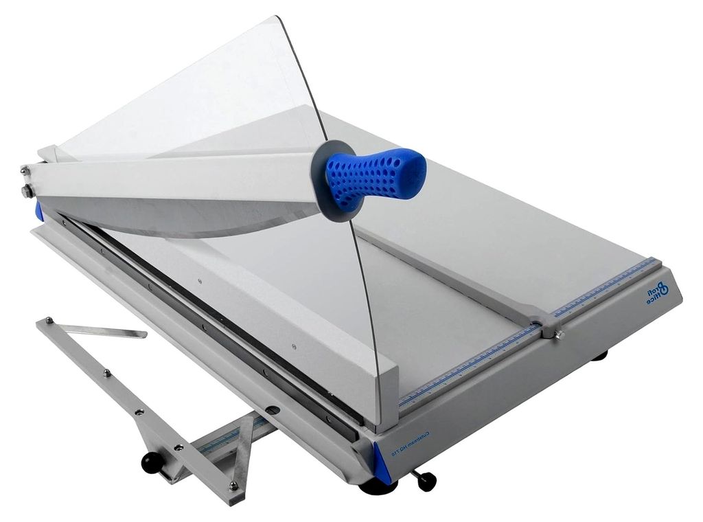 Papier Schneidemaschine A2 bis 25 Blatt Schneidleistung, Typ Hebelschneider mit automatischer Blattanpressung
