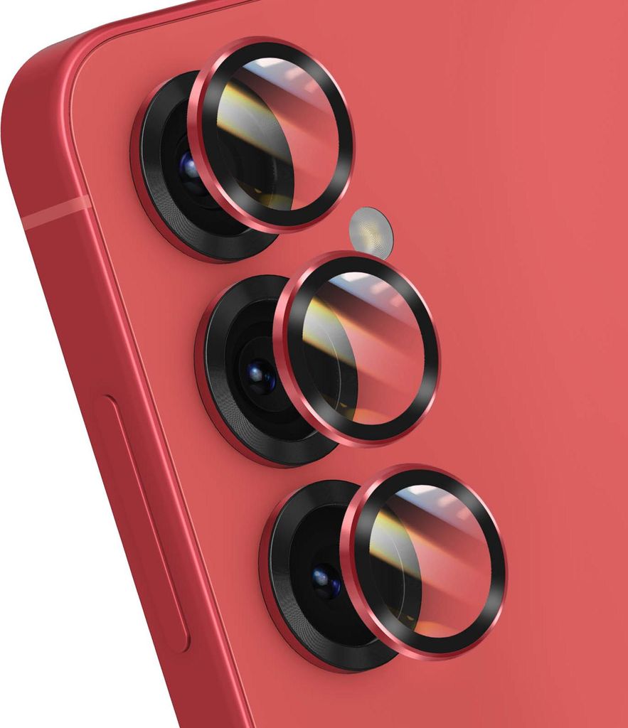 Forcell, Premium Kameraschutz Galaxy S24 / S25 Serie, Rot