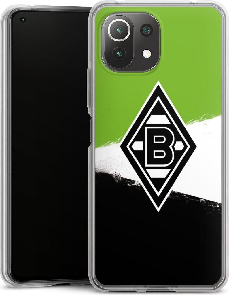 DeinDesign Handyhülle für Xiaomi Mi 11 Lite 5G Silikon Hülle Case Smartphone Schutzhülle Borussia Mönchengladbach Offizielles Lizenzprodukt BMG