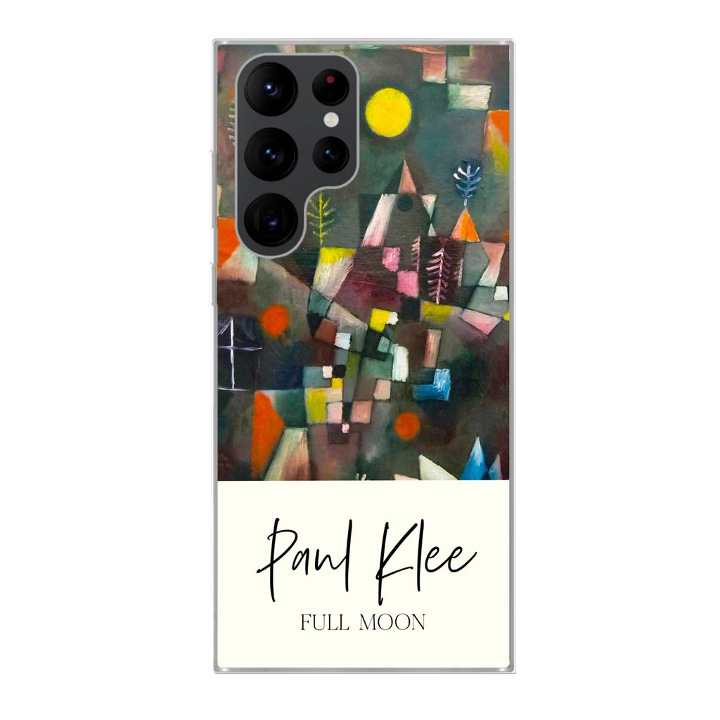 MuchoWow Handyhülle Schutzhülle Hülle für Samsung Galaxy S22 Ultra Paul Klee - Malerei - Kunst Silikon Softcase Handy Hülle - Abbildung