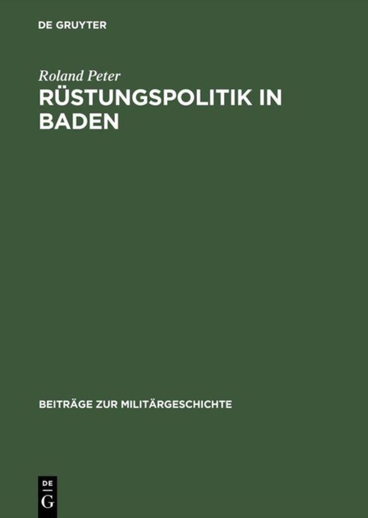 Rüstungspolitik in Baden