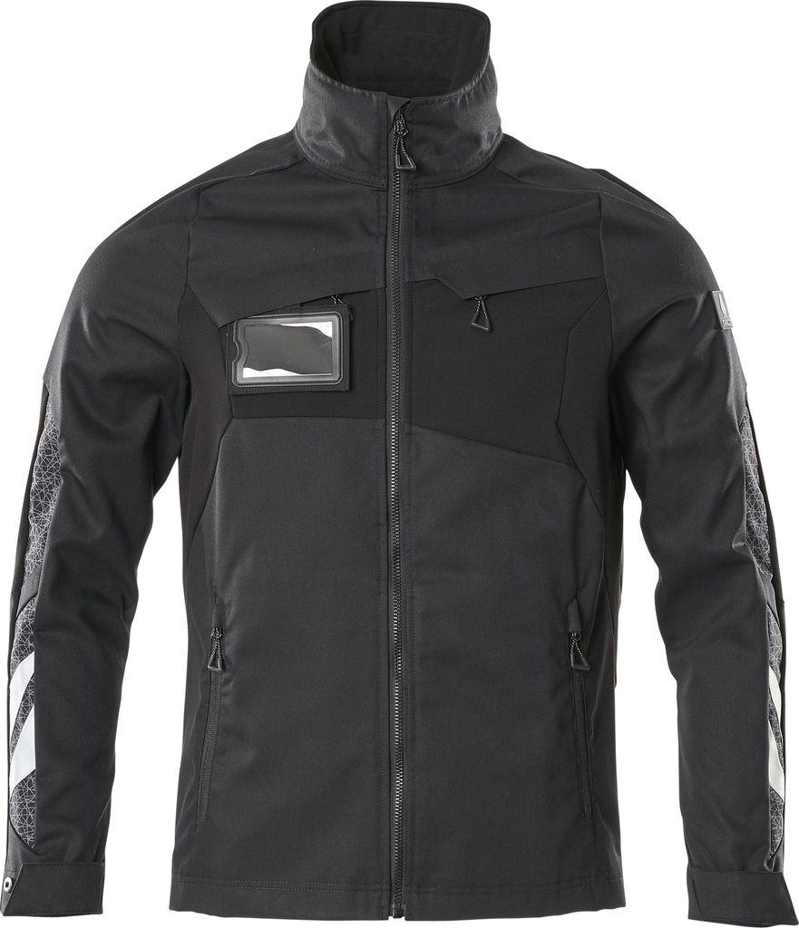 MASCOT 18509-442-09-XS, Jacke, Mann, Schwarz, XS, 88 cm, Baumwolle, Polyester