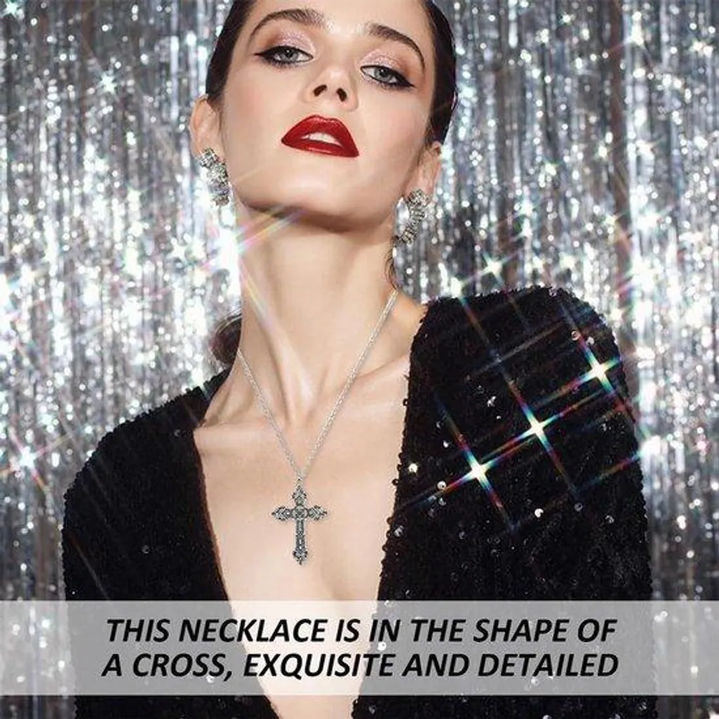 Croix Chrétienne en Plaqué Or Inoxydable - Chaîne Fine Maille pour Tous