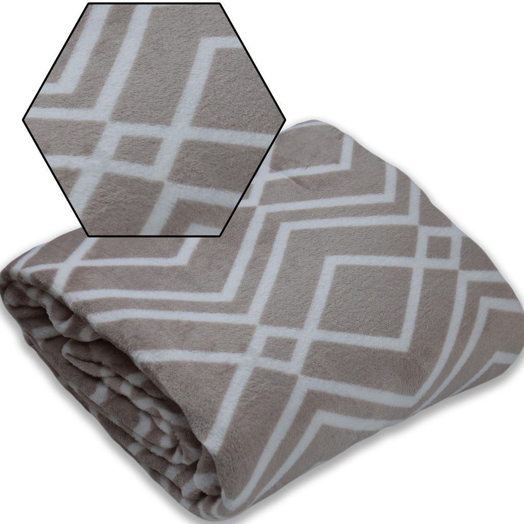 Kuscheldecke 160x200 cm – Mikrofaser Wohndecke, weich, Überwurf, Baxi