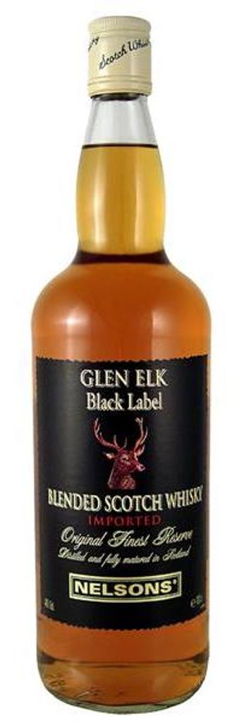 Nelsons Glen Elk Black Label Blended Whisky 40% Vol. 1,0L Produktbild 