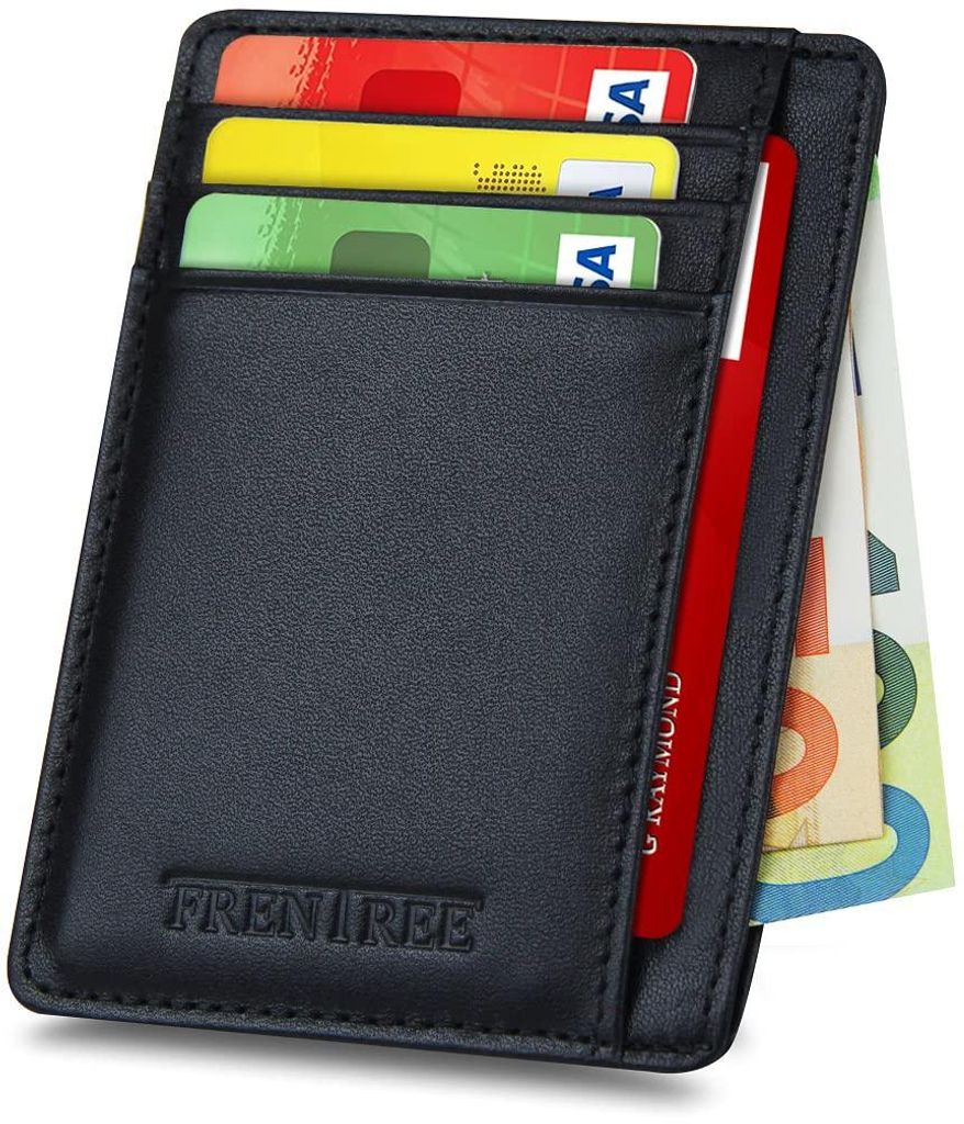 Frentree® Kartenetui aus Leder, minimalistisches Produktbild 