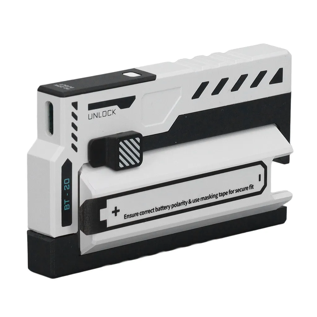 Chargeur Mobile 20700 pour Voyage : Étui Power Bank Lithium 2 en 1 Noir