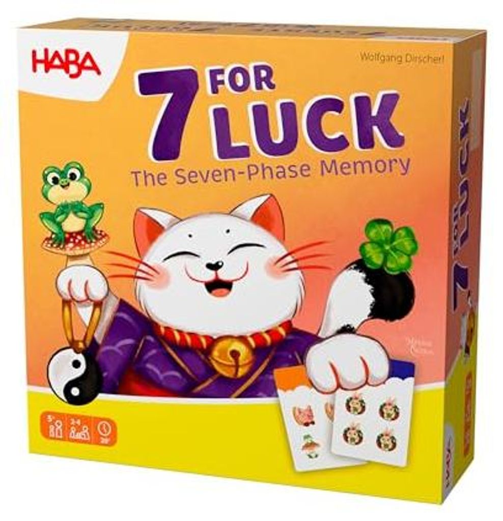 Haba Denkspiel 7 for Luck - herausforderndes Kinderspiel Karton