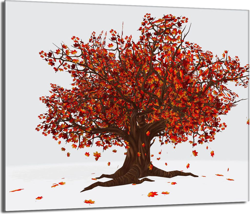 Glasherdplattenschutz 60x52 Baum