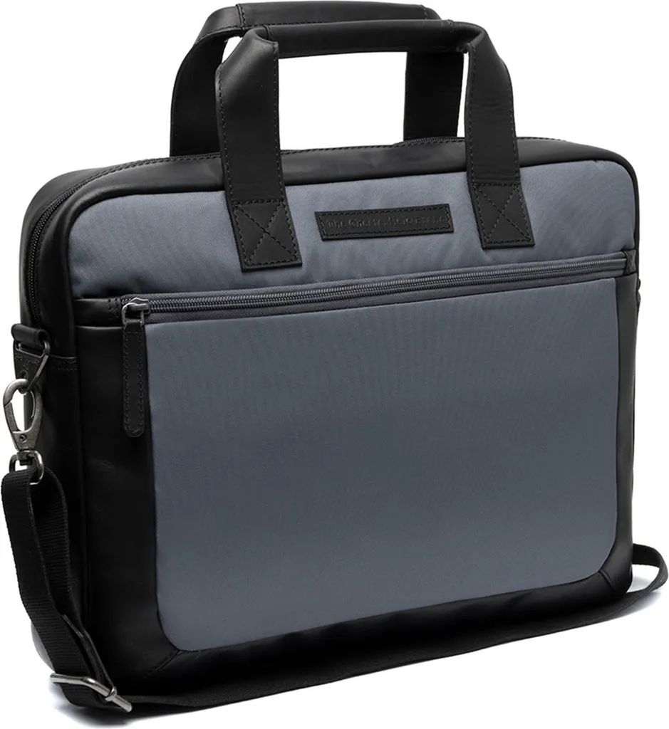 Sacoche Anti-Choc Ordinateur Portable Gris Narvik Cuir Longue Durée