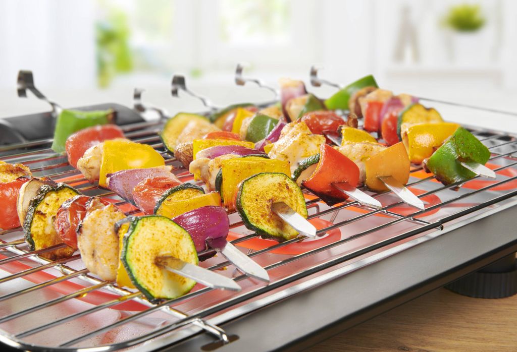 Grillspieße/Schaschlikspieße - Edelstahl - L: 45cm - 6er Produktbild 14